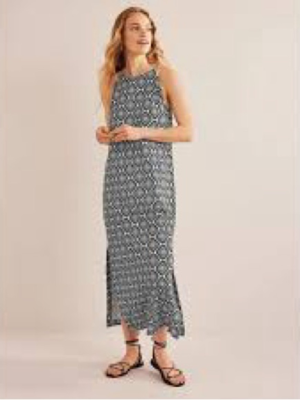 Boden Racer Back Midi Dress